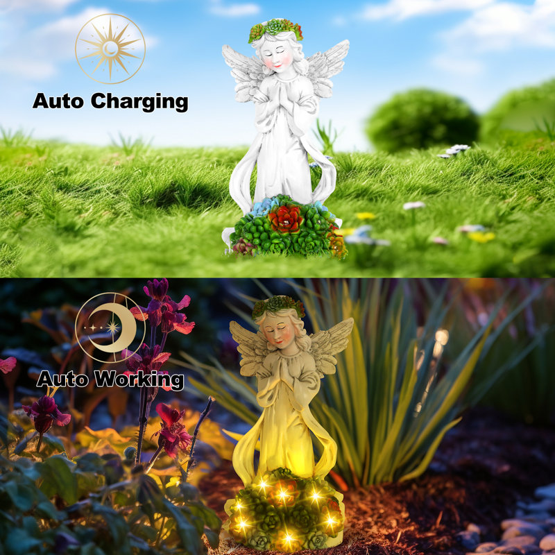 Statue de jardin d'ange