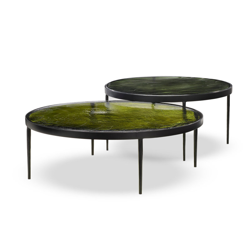 Yoko Glass Nesting Coffee Table