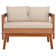 Dasmon Patio Bench + Table