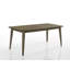 Ensemble de table de salle à manger 72 pièces avec chaises en tissu blanc cassé Vintage