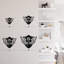 Décoration murale décorative murale en métal-124839170-124839172