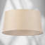 20.5cm H Polyester Drum Pendant Shade ( Spider ) in Beige