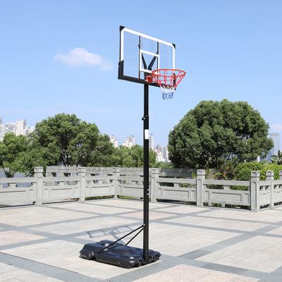 Panier de basketball pliable réglable en hauteur 44,09 po