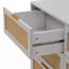 Commode 6 tiroirs multi-usages, armoire de rangement moderne avec pieds en bois-108198654-121685575-131508416