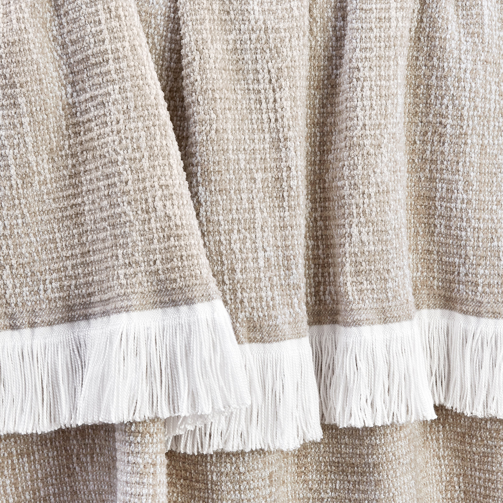 Sunbrella® Indoor Outdoor Performance Throw Blanket, Flax