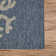 Christiane Navy/Gray Floral Coastal Reef Indoor/Outdoor Area Rug