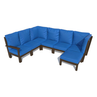 78.75" Wide Outdoor U-Shaped Patio Sectional with Cushions