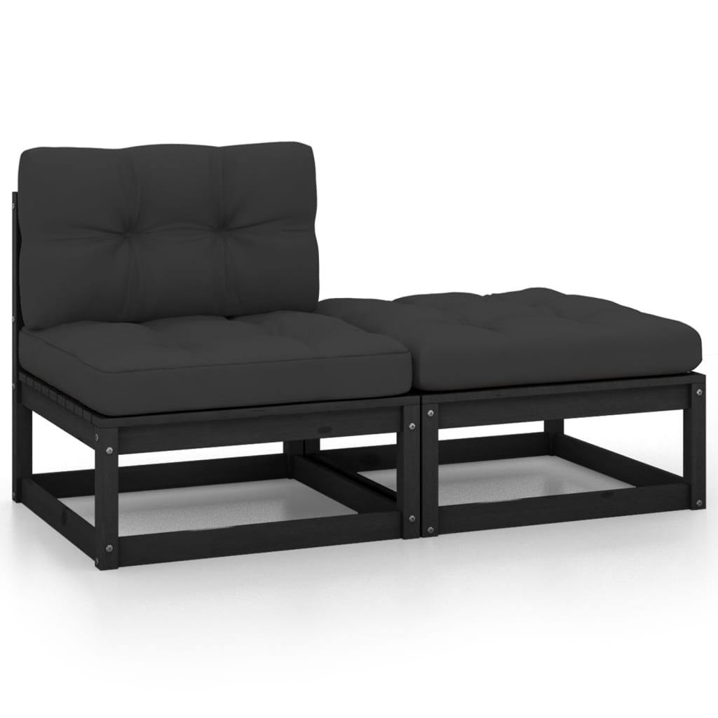 2-Sitzer Lounge-Set Jarmel mit Polster