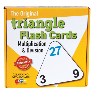 Triangle Multi/DIV Flash Cards