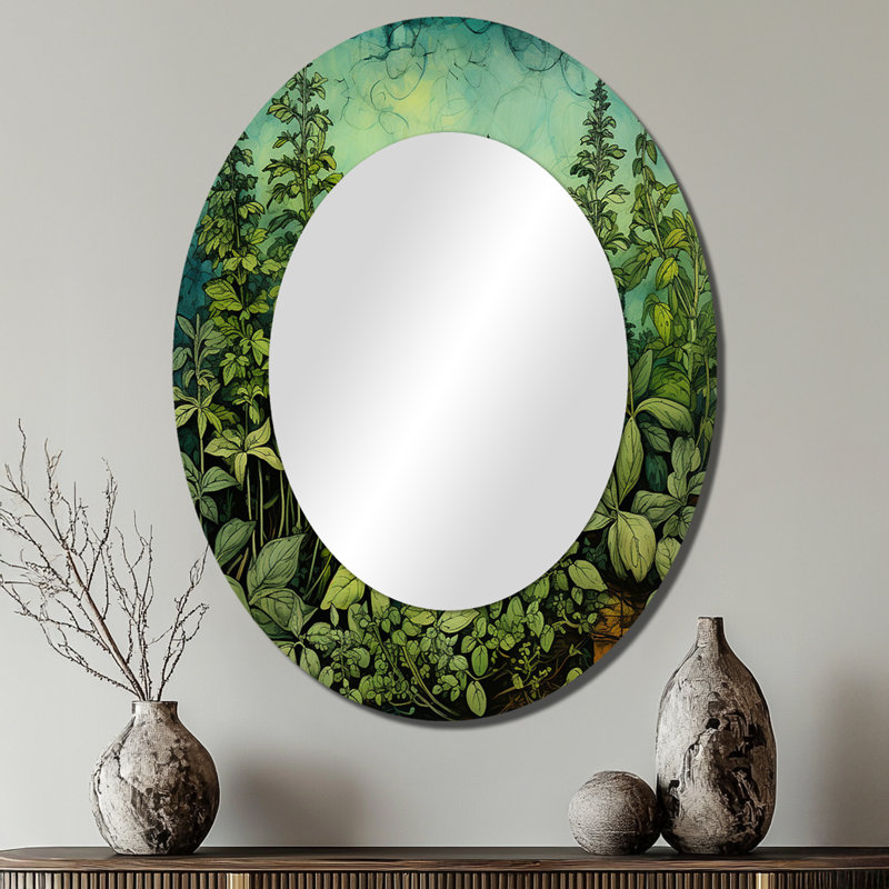 Miroir mural Herbs, H 40 po x l 30 po