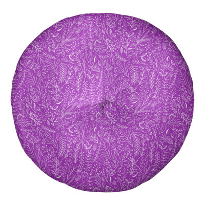 Coussin de sol floral Katelyn Elizabeth Ditsy