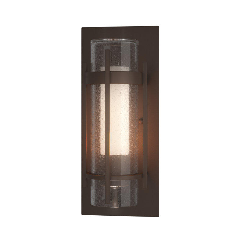 Torch Outdoor Flush Mount, Bronze, 12" H x 5" W x 4.2" D