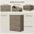 Modern Fluted 3-Drawer Dresser With Pop - Up Design-986991487