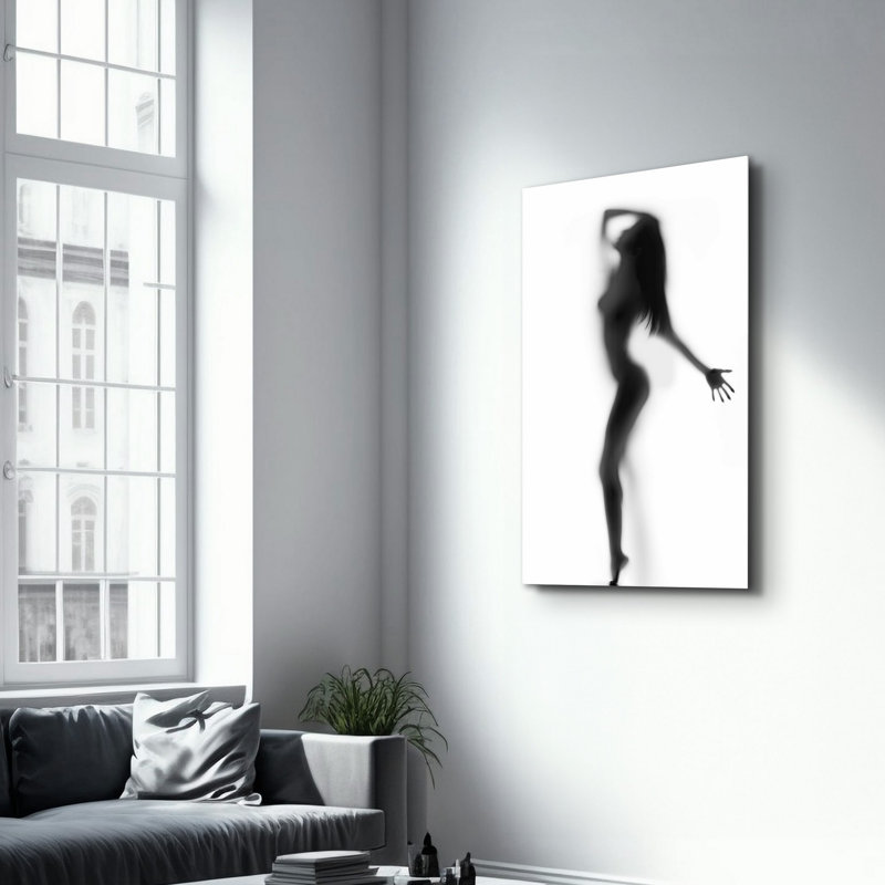 Elegant Tempered Glass Wall Art Painting, 13.8 x 21.7 inches | 100% Tempered Glass, Thickness: 0.16 inches | UV Printed for Vibrant Colors | Perfect for Home Decor, Living Room, & Office Spaces