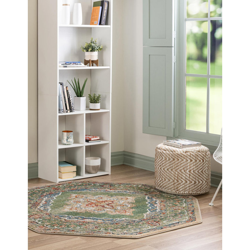 Alresford Oriental Indoor Rug, Octagon 7'10" x 7'10"