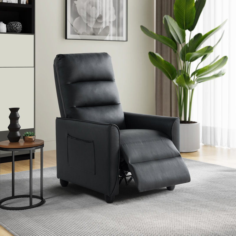 Auburn Pushback Recliner Black