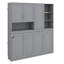 Lit escamotable avec armoire supérieure, tablettes-763922153