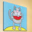 «With Watermelon», reproduction sur toile tendue-19625548