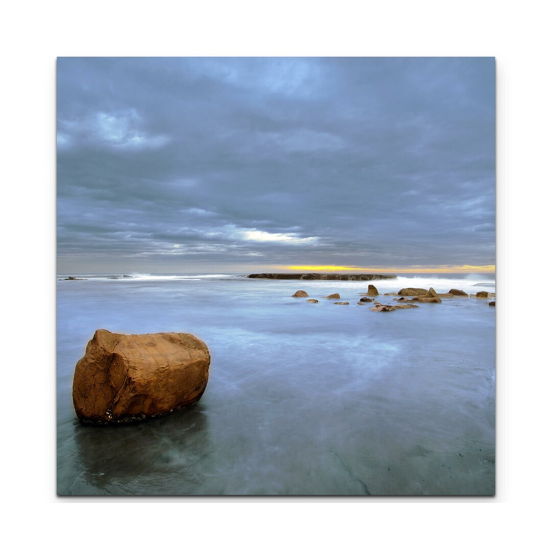 Leinwandbild Tranquil Strand am Abend