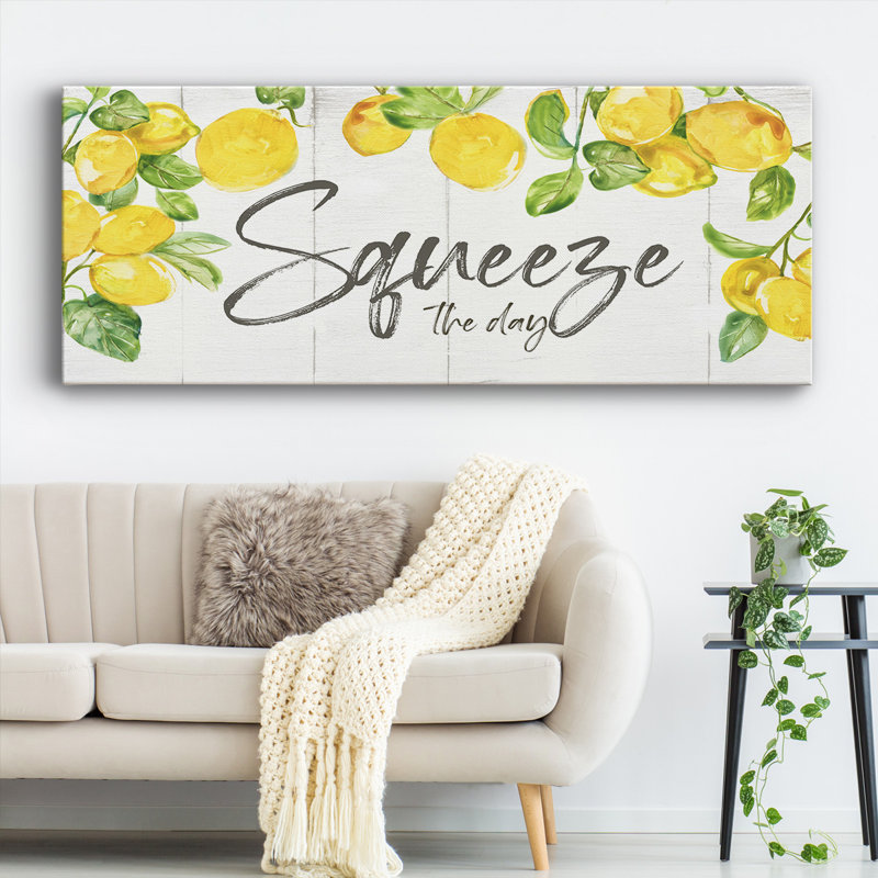 " Lemon Squeeze ", 24" H x 60" W x 1.5" D