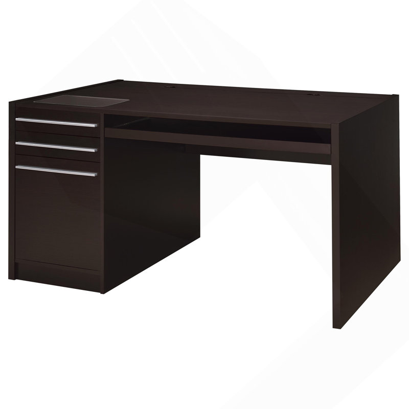 Bureau d'ordinateur à 3 tiroirs Halston