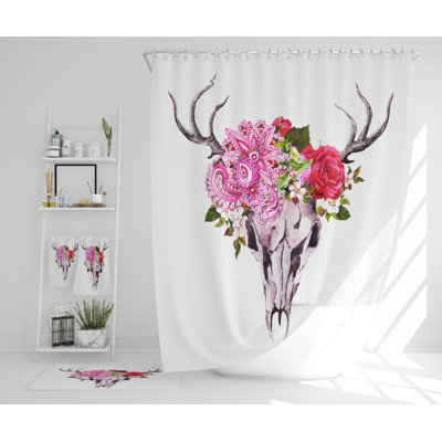 Nazeefah Polyester Shower Curtain Set