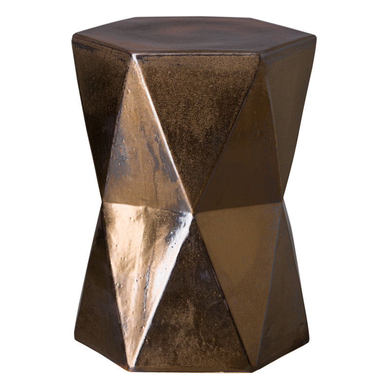 Anno Garden Stool, Gold