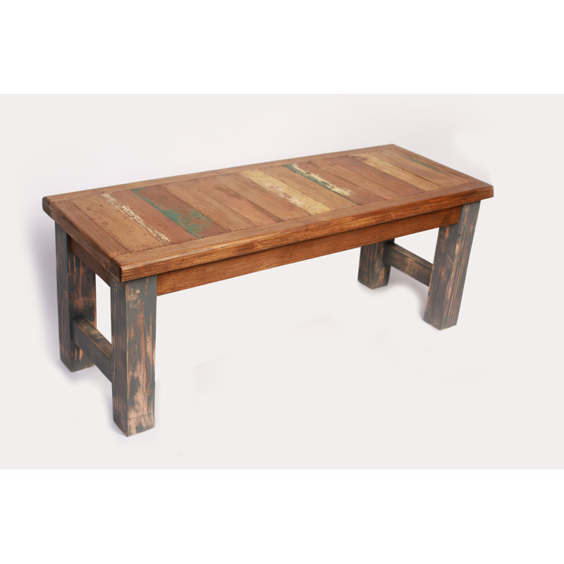 Banc Alysa, Gris industriel, H 19 po x l 48 po x P 18 po