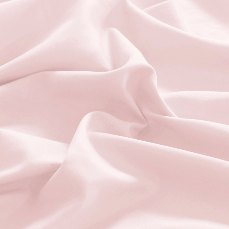 Drap simple en microfibre douce Wayfair Basics® 1800 Series, Drap plat pour lit simple, Rosé