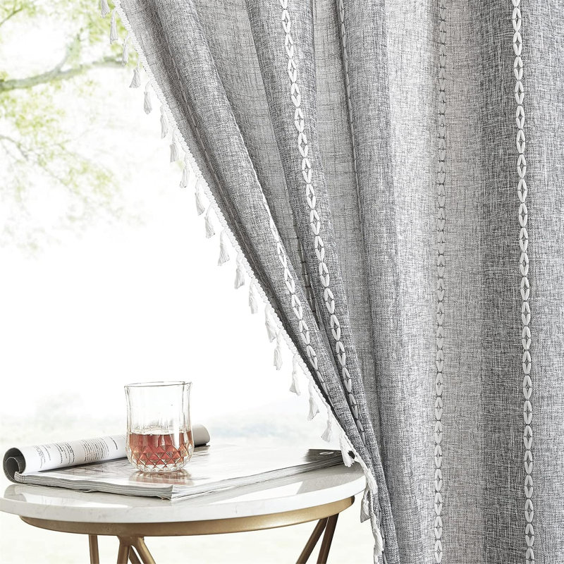Amoura Semi Sheer Curtain Pair