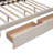 Linen Upholstered Storage Bed with 2 Drawers and 1 Twin XL Trundle-335258553