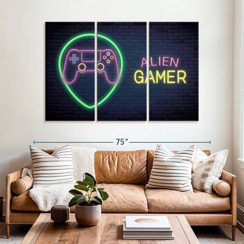  «Alien Gamer, H 42 po x l 65 po