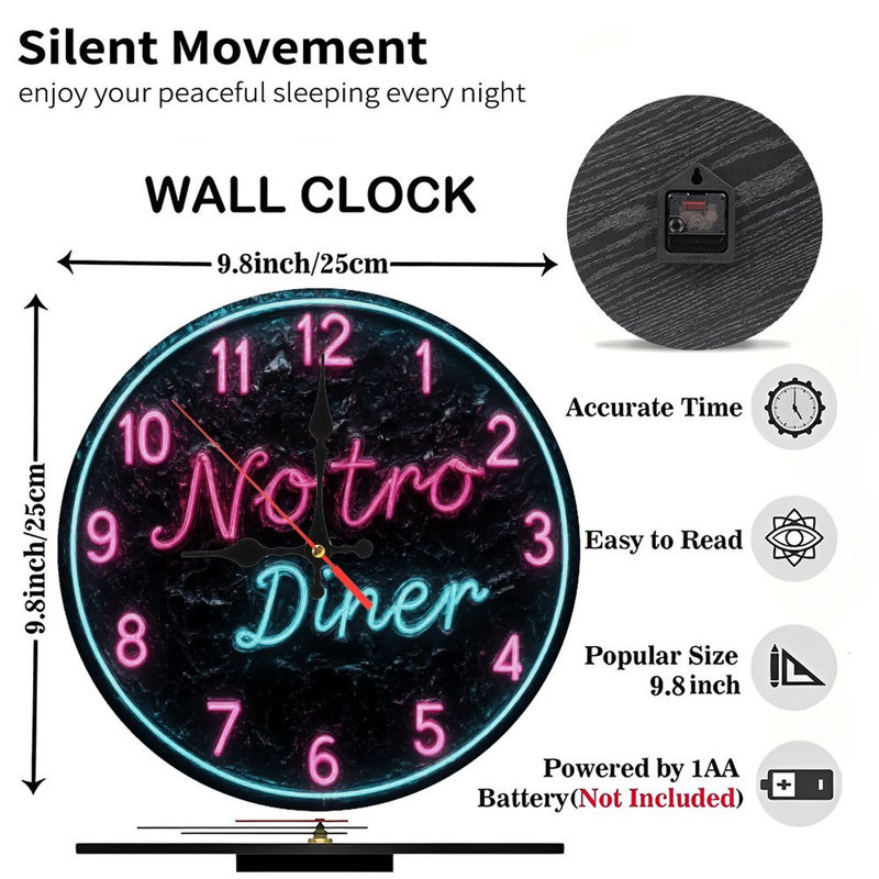 Horloge Notro Diner
