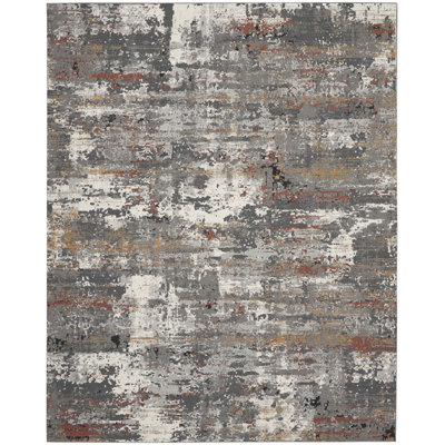 Tapis contemporain gris contemporain