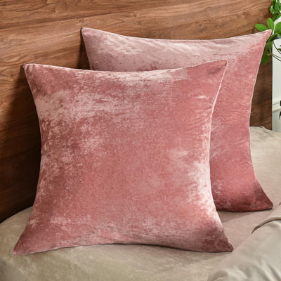 PHF Super Soft Velvet Pillow Covers, 2 Pack Color Gradient Pillow Covers for Home Decorative