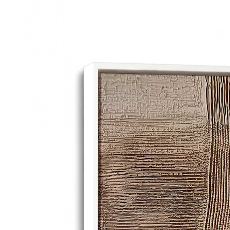 Ensemble de 4 impressions sur terre, 36 po x 24 po, Cadre flottant blanc opaque