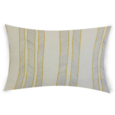 Striped Reversible Throw Pillow