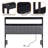 Queen Upholstered Headboard - Integrated Storage Shelf & Led Strip Light & Dual Outlets - Perfectly Compatible With Adjustable Beds - Tête de lit-444906287
