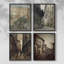 «Vintage Landscape», ensemble de 4 encadrées-776842866-776842863