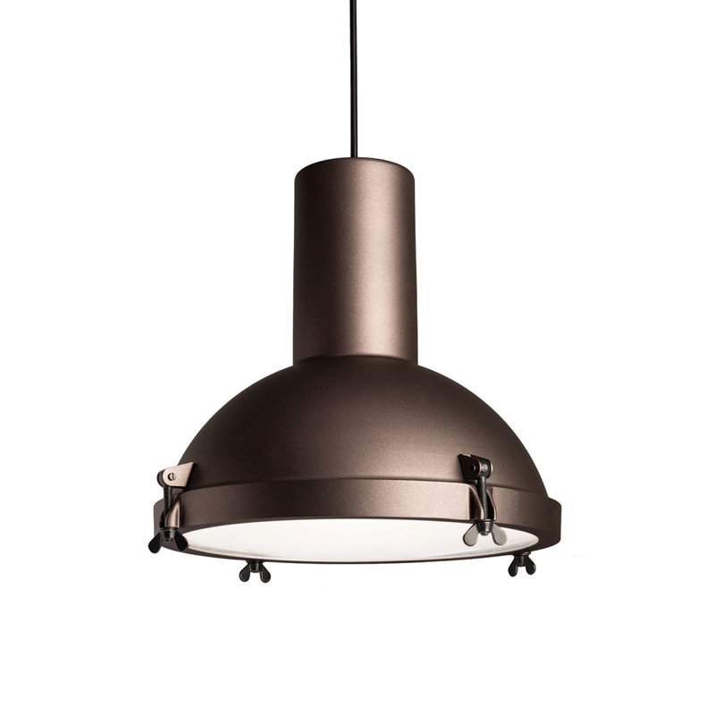 Luminaire suspendu dôme 1 lumières Charterhouse, Moka