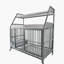 Grande cage pour animaux de compagnie avec support de rangement, tiroirs avec bacs à nourriture et à eau en acier inoxydable, support de rangement à double couche en cadre de fer et matériau en bois aggloméré, robuste, exquis et pratique (noir + gris fumée)