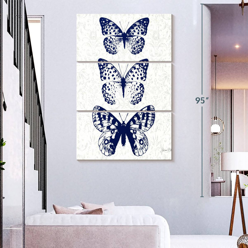Brampt Indigo Butterfly Study