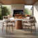 Gullu Round Dining Table With Lazy Susan For 4-6-8