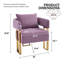 Chaise d'appoint TS, lilas Teddy