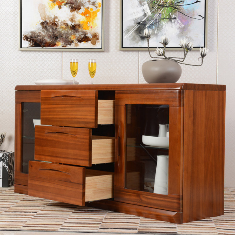 Floor-Standing type Solid Wood Sideboard