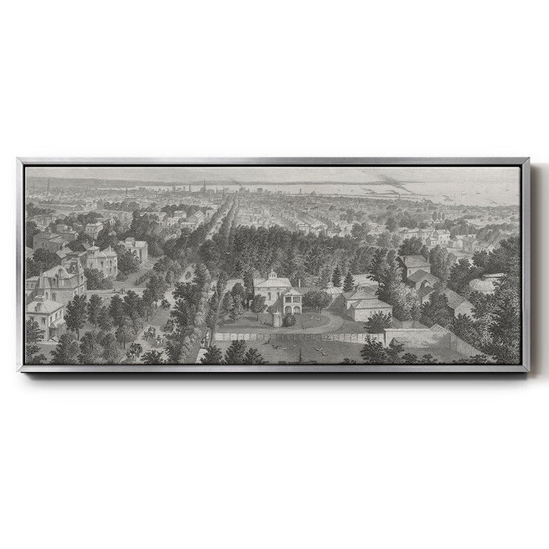 City of Buffalo - Toile avec cadre, H 20 po x l 50 po