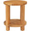 Outdoor Round Teak Side Table