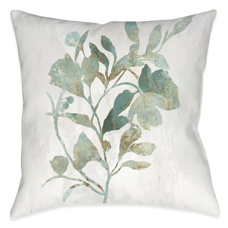 Leaf Marking Throw Pillow