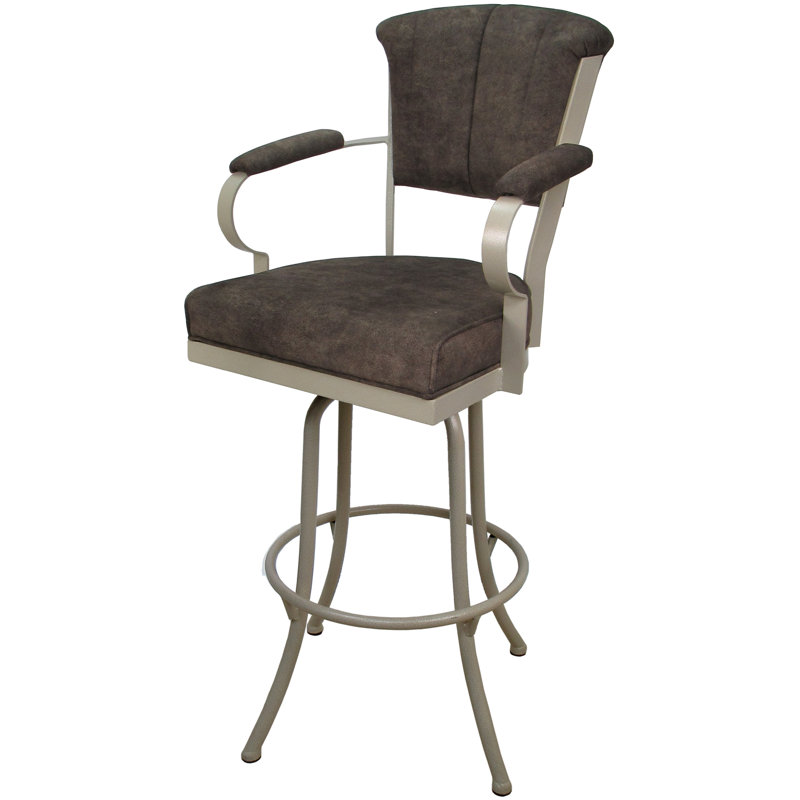 Tabouret très grand Hallah, Cendres / beige