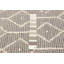 Tapis taupe unique 4 pi 11 po x 7 pi 10 po Demeir